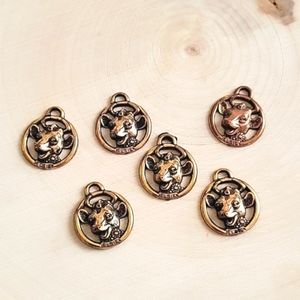 Vintage Elsie the Cow Charms  - 6 Lot